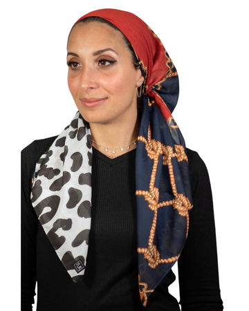 Tie Ur Knot Cruella Square Scarf myselflingerie.com